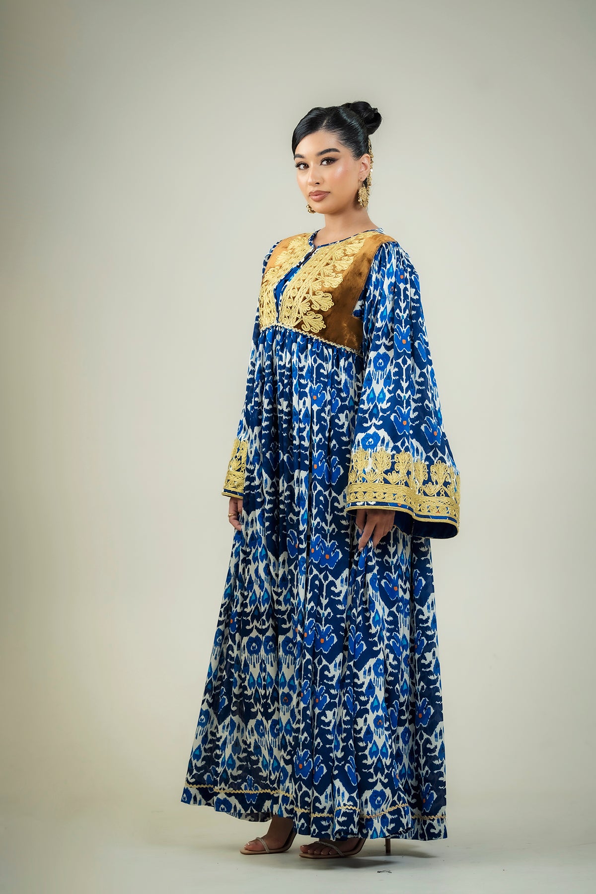 Ikat Afghan dress