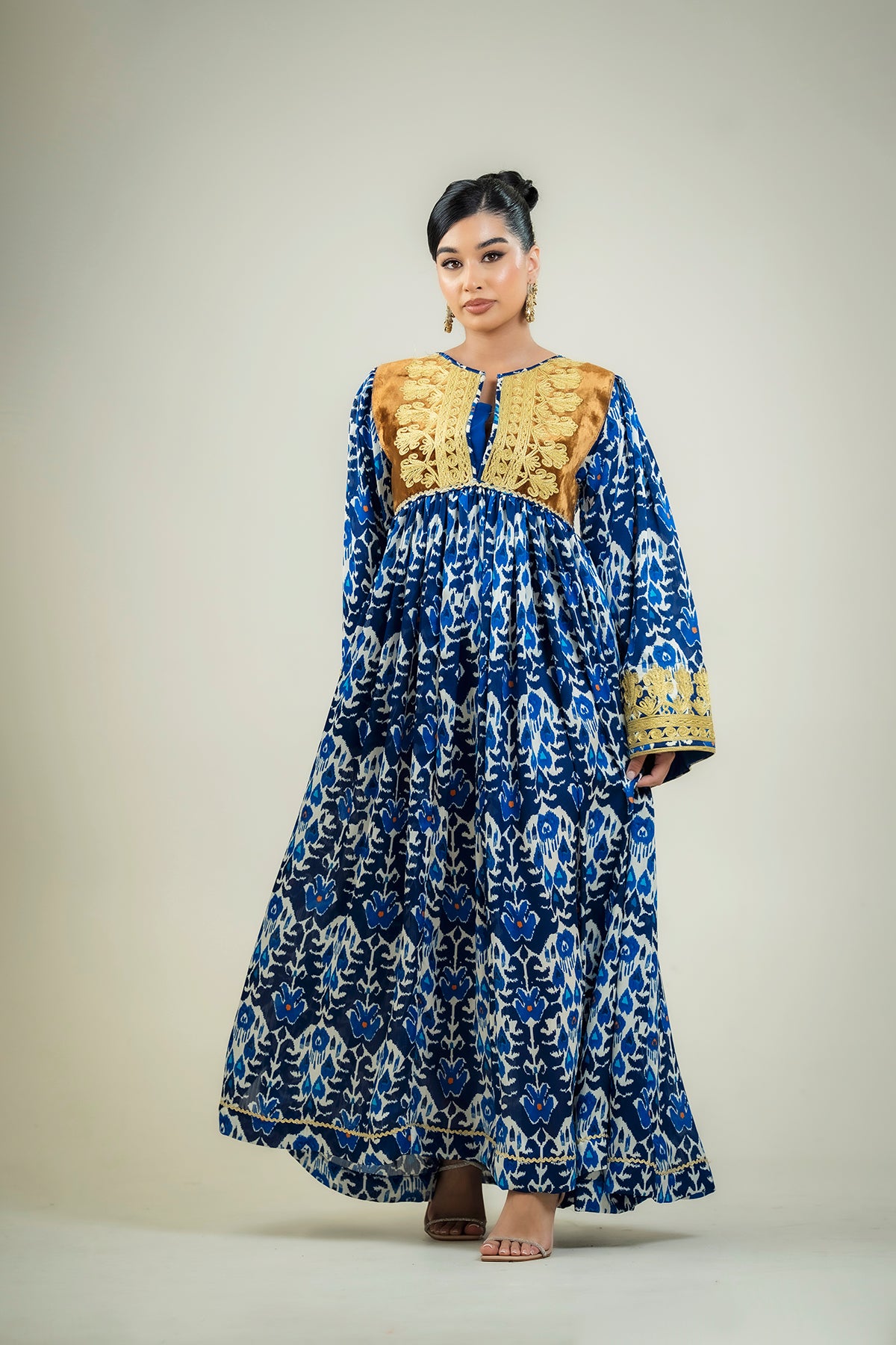 Ikat Afghan dress