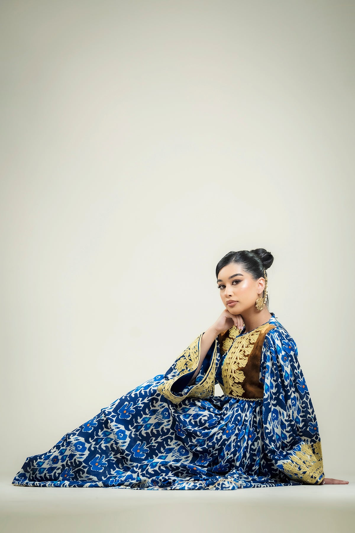 Ikat Afghan dress