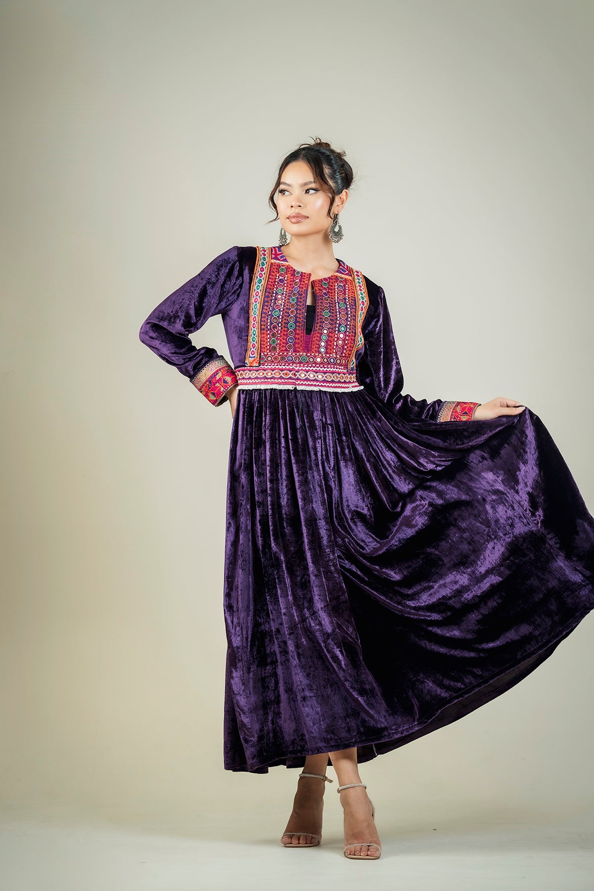 Ella Velvet Dress