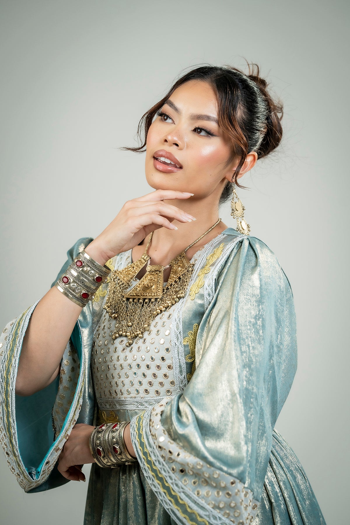 Haya Shimmer Dress
