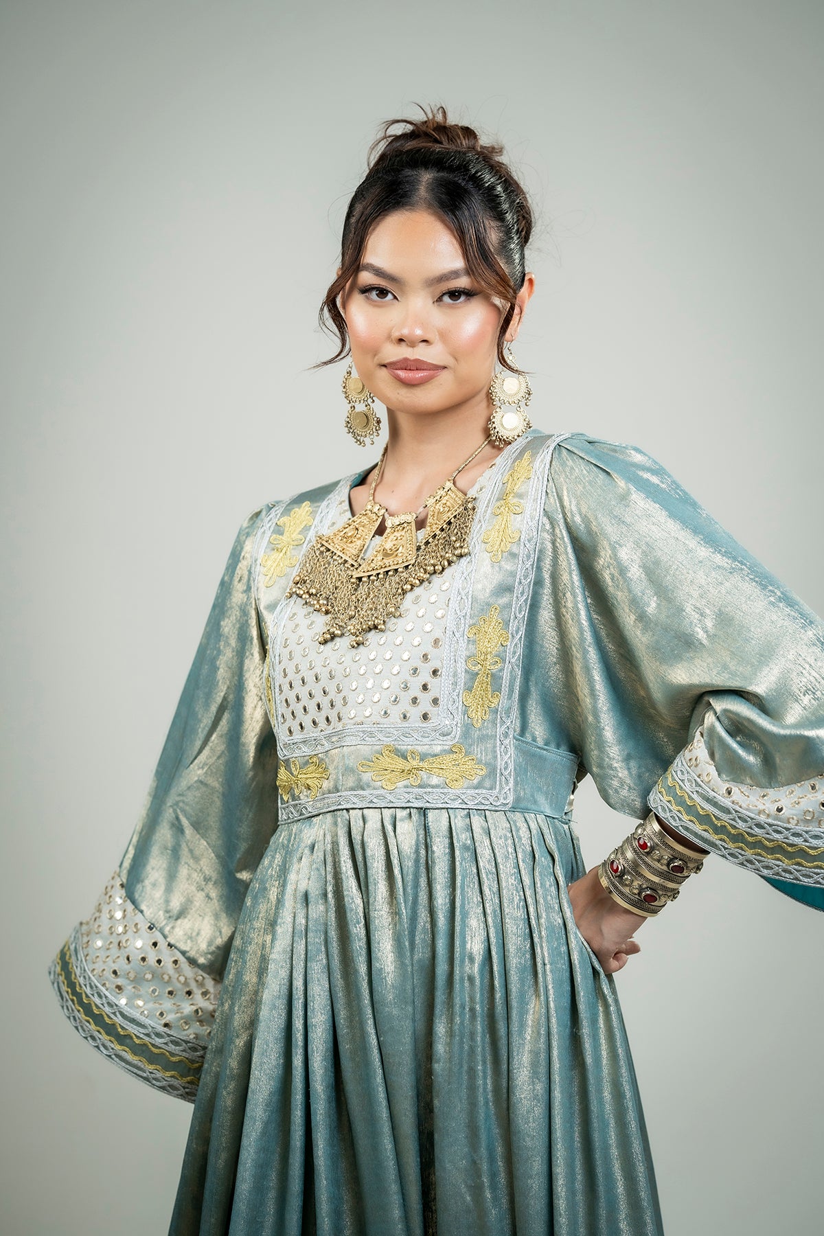 Haya Shimmer Dress