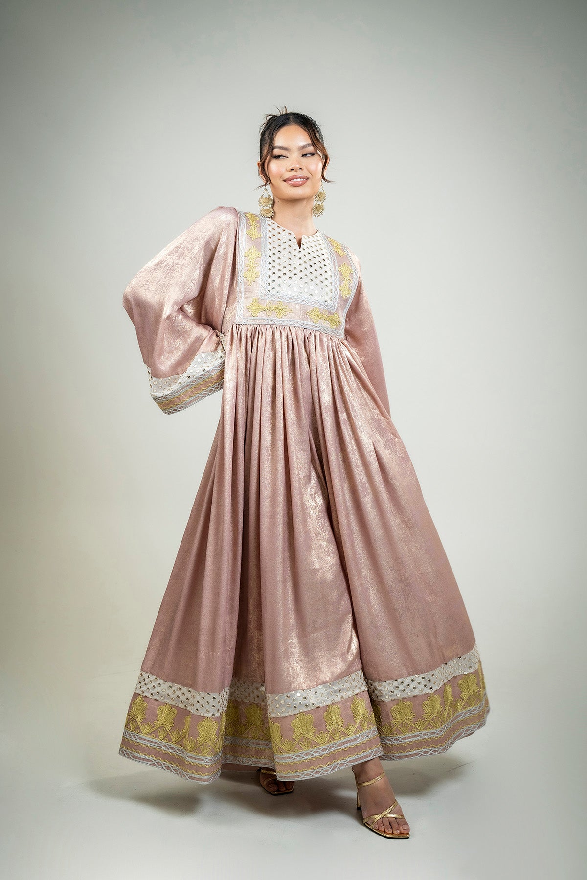 Sara Shimmer Dress