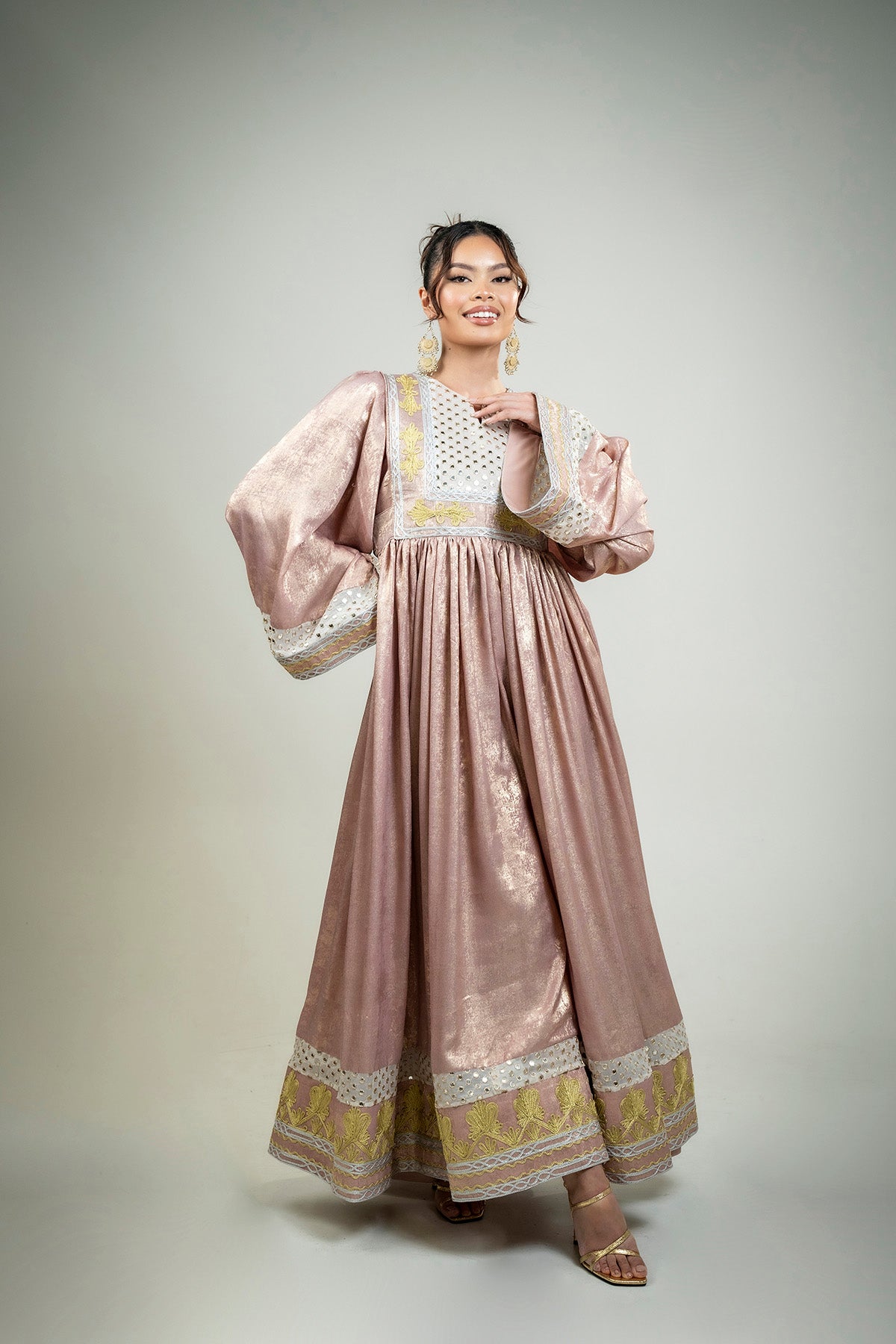 Sara Shimmer Dress